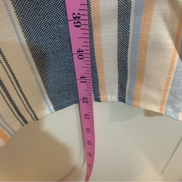 Haute project blouse long sleeve stripe size medium  used as kimono - Picture 8 of 9